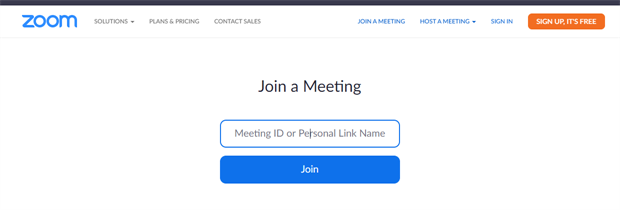 Join a meeting on Zoom