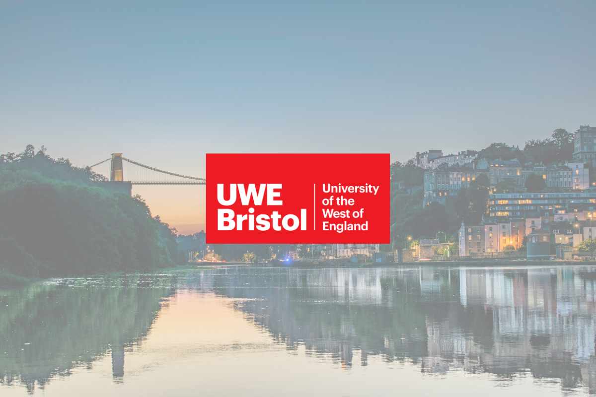 An image of Bristol with the UWE Bristol logo.