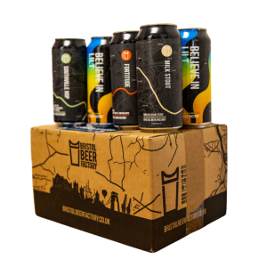 Box of craft beer